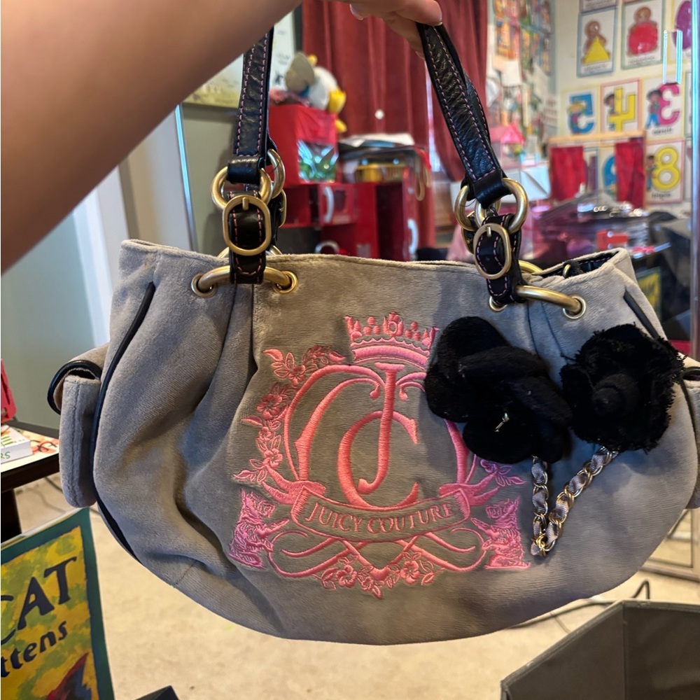 Grey vintage Juicy Couture Bag